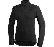 Woolpower 200 Zip Turtleneck, zwart XL 2023 Ski- & Thermische ondergoed tops