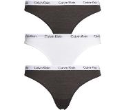 Calvin Klein dames slips (3-pack) - zwart, wit - Maat XL