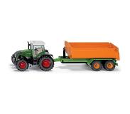 Siku Fendt tractor met haakarm trailer 1:50