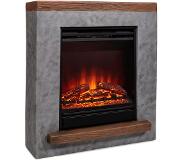 Klarstein Fort Rock elektrische haard 1800 W verwarmingsfunctie 10 tot 30 °C afstandsbediening