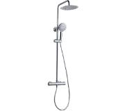 Neuer Chicago thermostatische opbouw doucheset rond 25 chroom