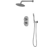 Neuer thermostatische inbouw doucheset rond 25 RVS