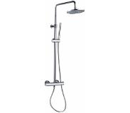 Neuer thermostatische opbouw doucheset rond 20 chroom