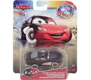 Disney Voertuig Cars Color Changers Junior 1:55 Zwart/rood