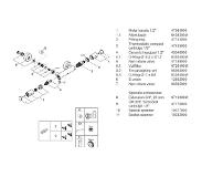 GROHE Douchemengkraan 800 Met S-Koppeling - HOH 150mm 1/2