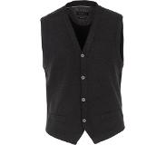 Casa Moda Gebreid vest antraciet, Effen