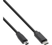 InLine USB C naar Mini USB B kabel 3 meter