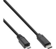 InLine USB C naar USB Micro B kabel 0,5 meter - USB 2.0