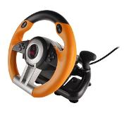 Speedlink DRIFT O.Z. Racing Wheel Grijs, Oranje, Zwart