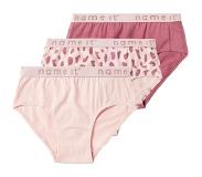 Name it Slips 3-pack Aardbei Cream | Maat: 86