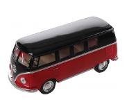 Goki Volkswagen Classic Bus Rood / Zwart (1962) 13 Cm