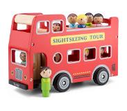 New Classic Toys Speelgoedvoertuig City Tour Bus - Inclusief Chauffeur en Acht Passagiers