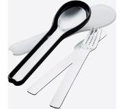 Point-Virgule Point Virgule 3-delig bestek/lunchset uit rvs met beschermdoosje