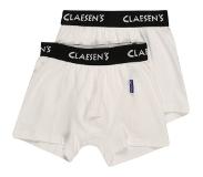 Claesen's Jongens Boxershort - White - Maat 128-134