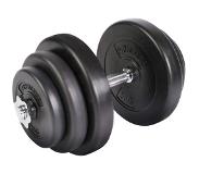 Physionics dumbbellset 20 kg - verstelbaar met 6 losse gewichten
