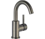 Saqu Classic Wastafelkraan draaibare uitloop Gunmetal