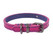 Joules halsband hond leer roze
