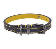 Joules halsband hond leer navy (56-66X3,8 CM)