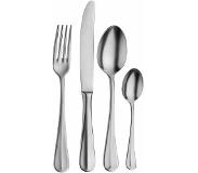Pintinox 841071 24-delige Bestekset in Inox 18/10 Baguette Stonewashed 3mm