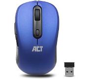 ACT Wireless Mouse, USB nano receiver, 1600 dpi, blue