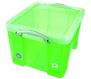 Realy Usefull Really Useful Box 35 liter transparant groen