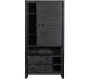 Mangohout Online Mangohouten Kast Stockton Black 100 cm Mahom