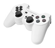 Northix EGG107W game controller Gamepad PC,Playstation 3 Analoog/digitaal USB 2.0 Zwart, Wit