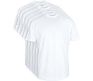 Suitable T-Shirt Wit Hoge O-hals Obra 6-Pack