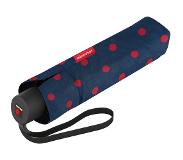 Reisenthel Umbrella Pocket Classic Opvouwbare Paraplu - ø 99 cm - Mixed Dots Red Rood