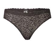 Sloggi dames zero feel lace brazil panty - 2.0 - M - Zwart