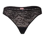 Hunkemoller String Maya Zwart Dames | Maat: S