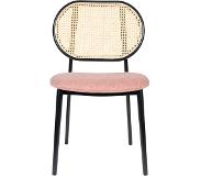 Zuiver | Eetkamerstoel Spike polyester roze 45.6x81.5x57.8 cm overige stoelen | NADUVI