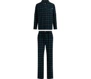 We fashion geruite pyjama donkerblauw/donkergroen Dames