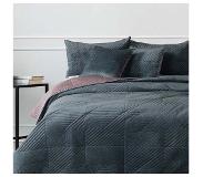 Sleepworld Bedsprei dubbelzijdig Pascali Steelblue-Mauve 220 x 240 cm