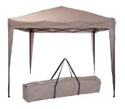 Progarden Partytent Easy-Up 300x300x245 cm taupe