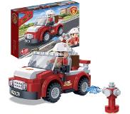 Banbao Brandweer Brandweerman- en auto - 7117