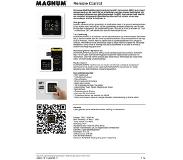 Magnum remote control wifi thermostaat polar white 825100
