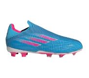 Adidas X Speedflow+ Gras Voetbalschoenen (FG) Kids Blauw Roze Wit | Maat 38 ⅔