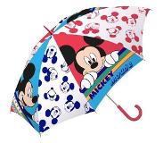 Disney kinderparaplu Mickey 45 cm polyester rood/wit/blauw
