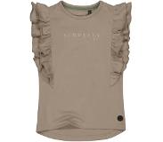 LEVV Meisjes t-shirt - Tatum - Khaki groen