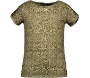 Like Flo Meisjes t-shirt open schouder - Animal. Maat 134