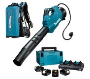Makita UB001CT4X1 accu bladblazer 36V connector type + PDC01 ruggedragen accustation + 197626-8 Starterskit