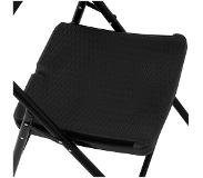 Royal Catering Klapstoel - 180 kg - Royal Catering - Stoel: 40 x 38 cm - zwart