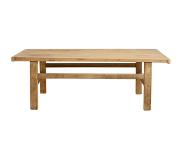 Nordal ARGUN salontafel iepenhout naturel 128cm