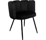 Pole to Pole High Five Chair Black Velvet (set van 2)