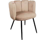 Pole to Pole High Five Chair Sand White Velvet (set van 2)
