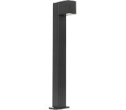 QAZQA Industriële staande buitenlamp zwart 65 cm IP44 - Baleno