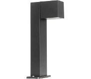 QAZQA Industriële staande buitenlamp zwart 35 cm IP44 - Baleno
