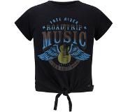 Retour meisjes shirt RJG-21-202 Kitty 9000 zwart | Maat: 122-128