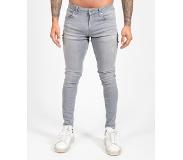 Malelions Basic Super Stretch Jeans - Light Grey | Maat 26